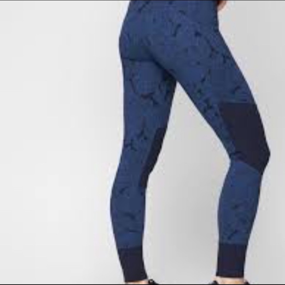 Athleta Blue Patterned Leggings - Picture 2 of 8